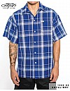 1000 S/S Plaid Color Base : Royal-White