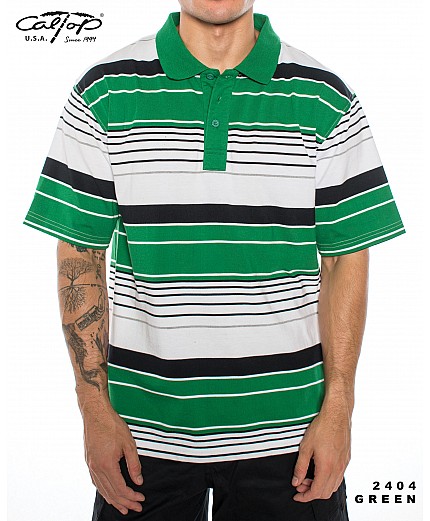 2404 S/S Polos: Green