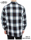 2000 L/S Plaid Color Base : NAVY-SKYBLUE