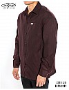 2000 L/S Solid Color : BURGUNDY