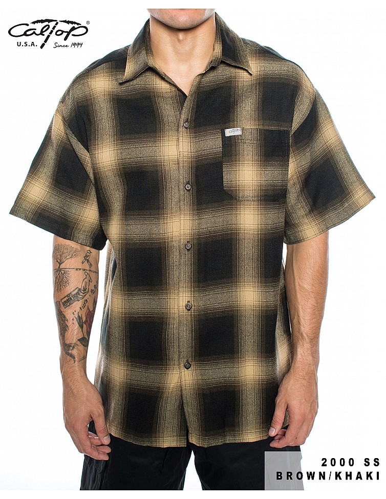 2000 S/S Plaid Color Base : BROWN-KHAKI