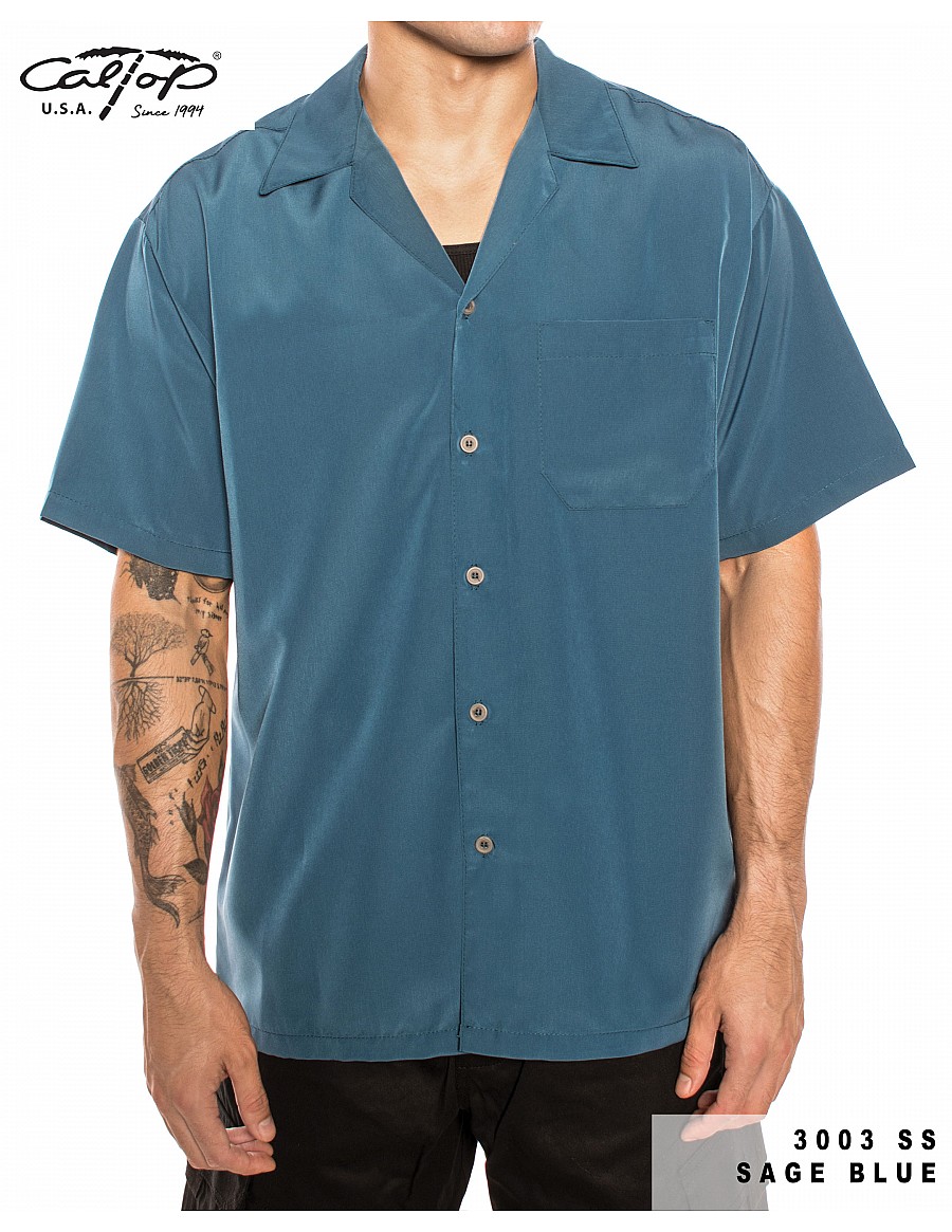 3003 Short Sleeve Solid Color, Sage Blue