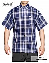 1000 S/S Plaid Color Base : Navy-White