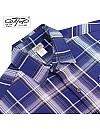 1000 S/S Plaid Color Base : Navy-White