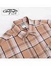 1000 S/S Plaid Color Base : Khaki-White