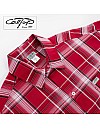 1000 S/S Plaid Color Base : Red-White
