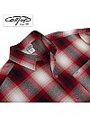 2000 L/S Plaid Color Base : RED-WHITE