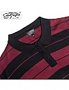 999 S/S Polos: BLACK-BURGUNDY