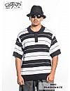 999 S/S Polos: BLACK-WHITE