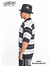 999 S/S Polos: BLACK-WHITE