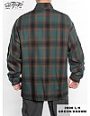2000 L/S Plaid Color Base : GREEN-BROWN