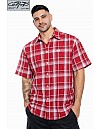 1000 S/S Plaid Color Base : Red-White