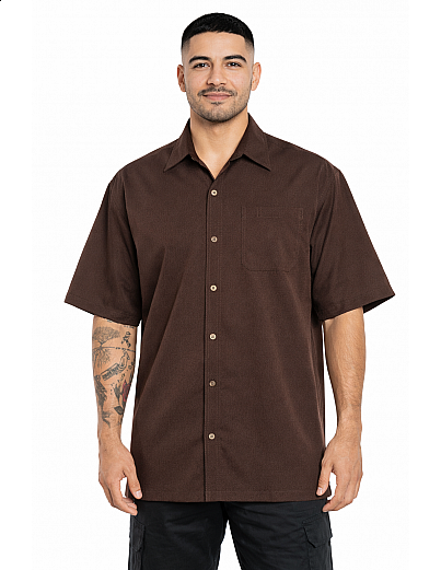 1000 S/S Solid Color : Brown