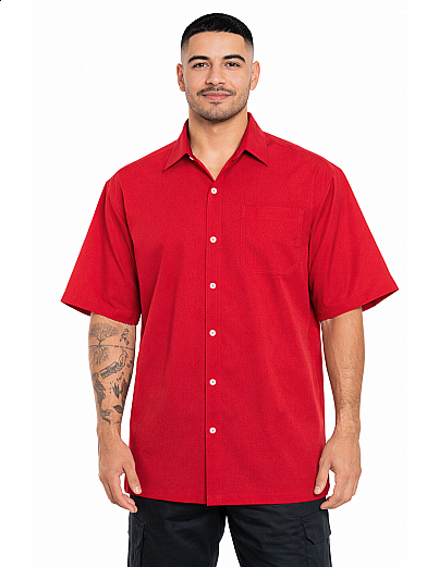 1000 S/S Solid Color : Red