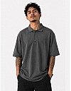 500 S/S Pique Solid Color Polo: Charcoal