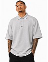 500 S/S Pique Solid Color Polo: Heather Grey