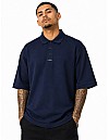 500 S/S Pique Solid Color Polo: Navy