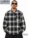2000 L/S Full Zip Up : Black-Ivory