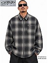 2000 L/S Full Zip Up : Charcoal-Black