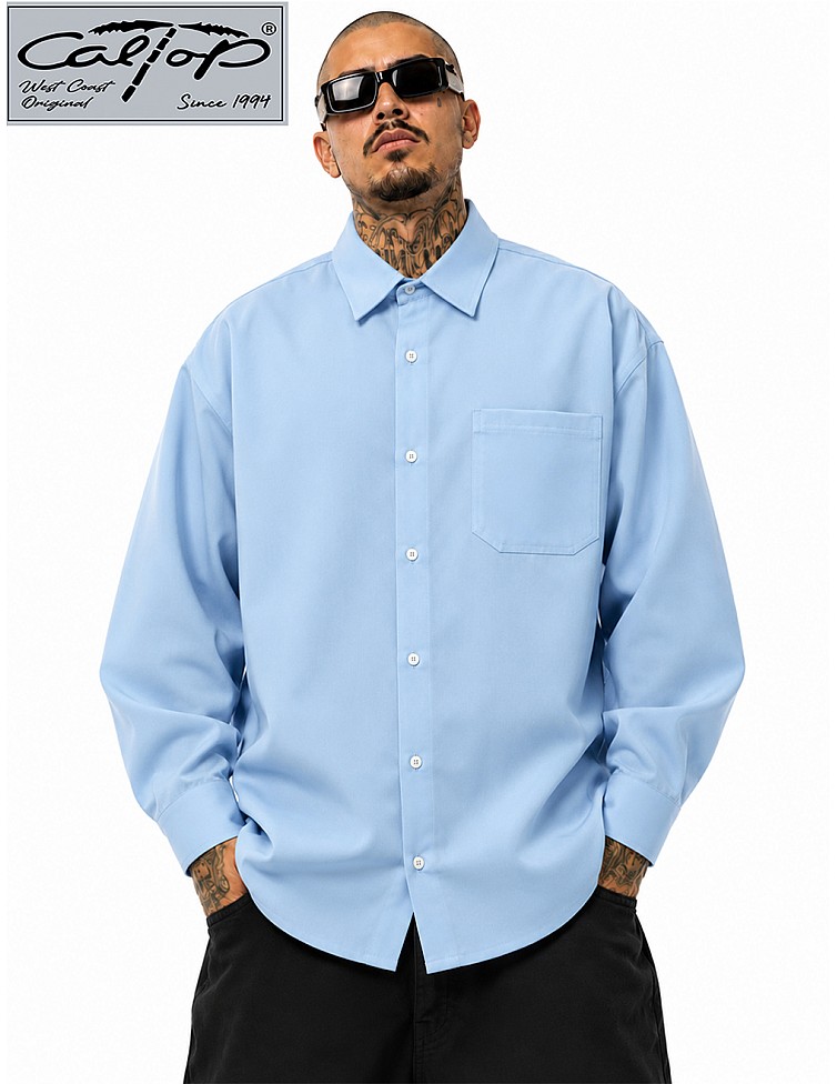 1000 L/S Solid Color : Baby Blue