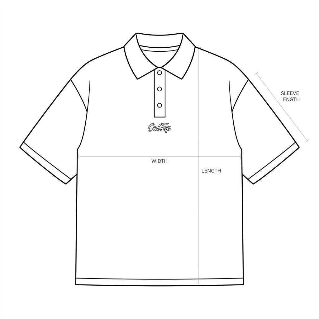 Polo Shirt Measurement Guide