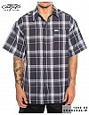 1000 S/S Plaid Color Base : Charcoal-White