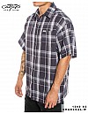 1000 S/S Plaid Color Base : Charcoal-White