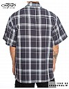 1000 S/S Plaid Color Base : Charcoal-White