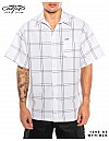1000 S/S Plaid Color Base : White-PIN Black