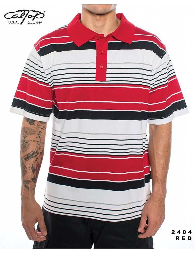 2404 S/S Polos: RED