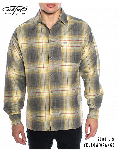 2000 L/S Plaid Color Base : YELLOW-ORGAGE