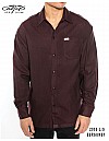 2000 L/S Solid Color : BURGUNDY