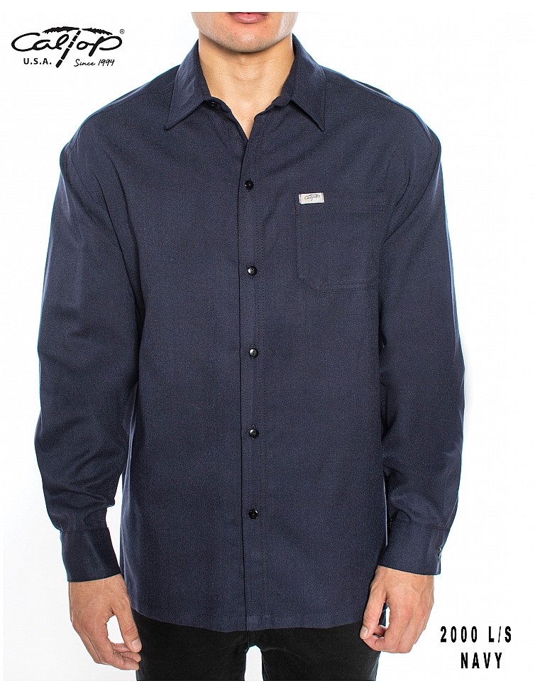 2000 L/S Solid Color : NAVY