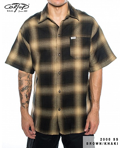 2000 S/S Plaid Color Base : Brown-Khaki