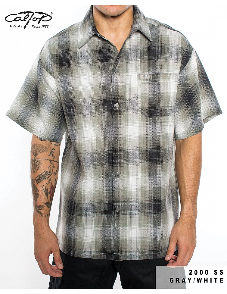 2000 S/S Plaid Color Base : GRAY-WHITE