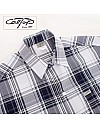 1000 S/S Plaid White Base : White_Navy