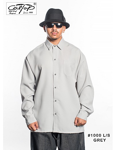 1000 L/S Solid Color : Grey