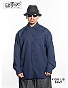 1000 L/S Solid Color : Navy