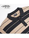 999 S/S Polos: BLACK-DARK KHAKI