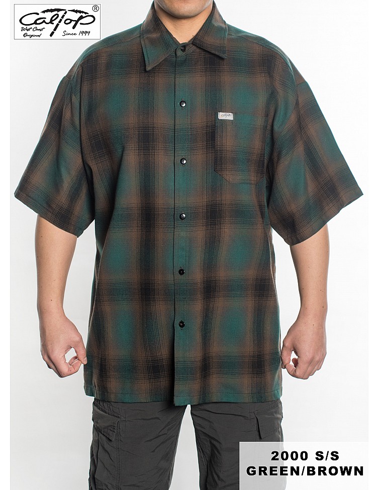 2000 S/S Plaid Color Base : GREEN-BROWN