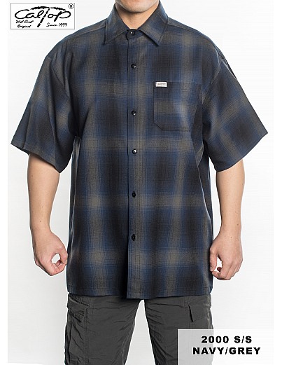 2000 S/S Plaid Color Base : NAVY-GREY