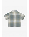 KS001 S/S PLAID : NEW GREY