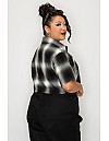 2000 S/S Girls Crop Tops : BLACK-IVORY
